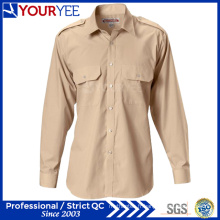 Chemises de travail en coton personnalisées Choth de travail d&#39;été (YWS114)